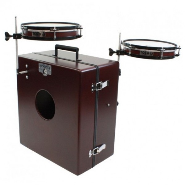 Toca Kickboxx Suitcase Drum Kit Setup