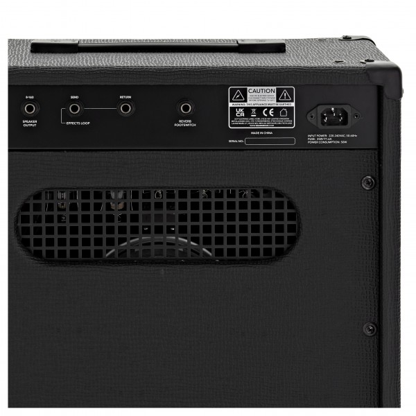 SubZero Saturn-15VR Celestion Seventy/80 Tube Amp Combo, Black