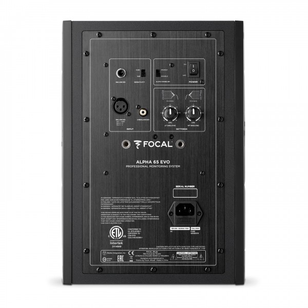 Alpha 65 Evo Studio Monitor - Rear