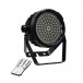 Eurolite SLS-98 SMD LED Strobe Light - Front Angled Right with Remote