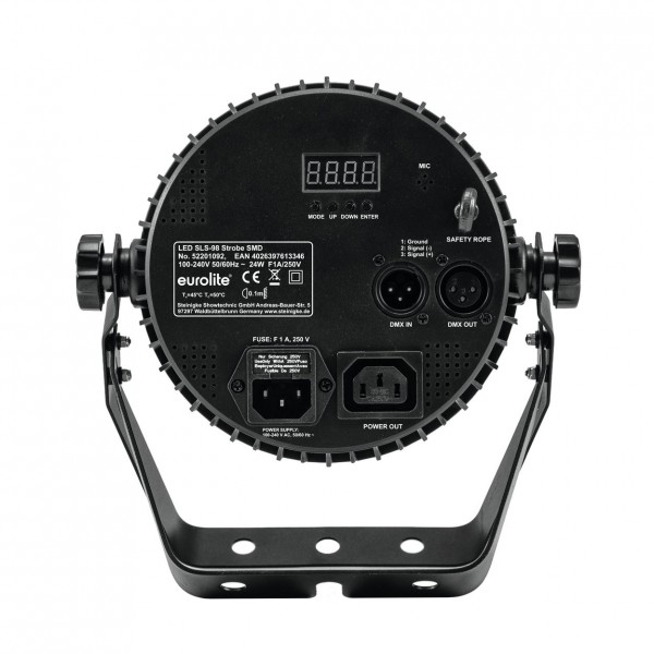 Eurolite SLS-98 SMD LED Strobe Light - Rear