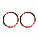 Bass Drum O's 2" Sound Hole Rings, Red
