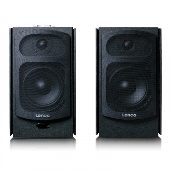 Lenco SPB-260BK Bluetooth Speakers, Pair