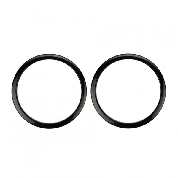 Bass Drum O's 2" Sound Hole Rings, Black
