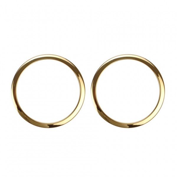 Bass Drum O's 2" Sound Hole Rings, Brass