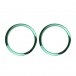 Bass Drum O's Sound Hole Ring Green 2