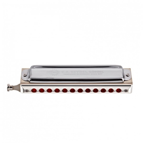 Seydel De Luxe Steel Chromatic Harmonica, Bb