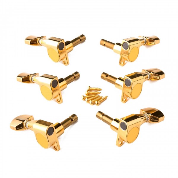 PRS Phase II Locking Tuner Set of 6, Gold