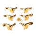 PRS Phase II Locking Tuner Set of 6, Gold