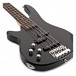 Chicago Left Handed Bass Guitar by Gear4music, Black