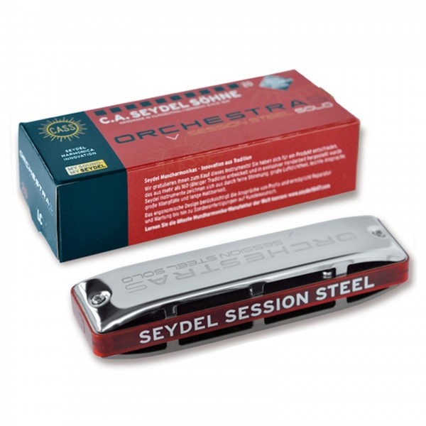 Seydel 1847 Orchestra S Steel Harmonica back with case