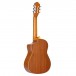 Ortega Requinto Series Pro Nylon String, Natural Solid Cedar back