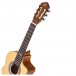 Ortega Requinto Series Nylon String, Natural Spruce neck