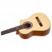 Ortega Requinto Series Nylon String, Natural Spruce body