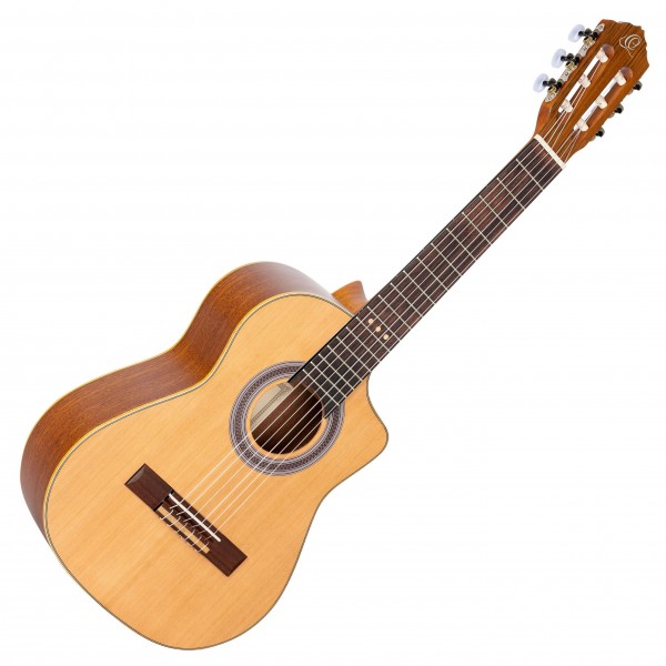 Ortega Requinto Series Nylon String, Natural Cedar