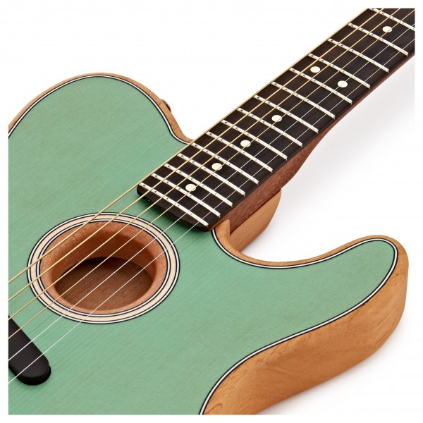 DISC Fender American Acoustasonic Telecaster, Surf Green at Gear4music
