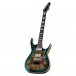 Dean Exile Select Floyd Burled Poplar, Satin Turquoise Burst angle