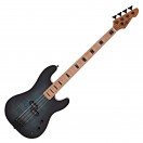 LA Select Bass Guitar fra Gear4music, Denim Burst