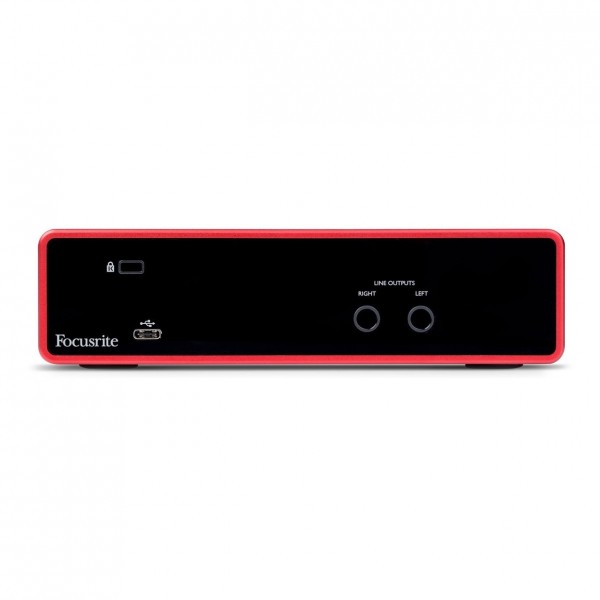 Scarlett 2i2 Audio Interface - Rear