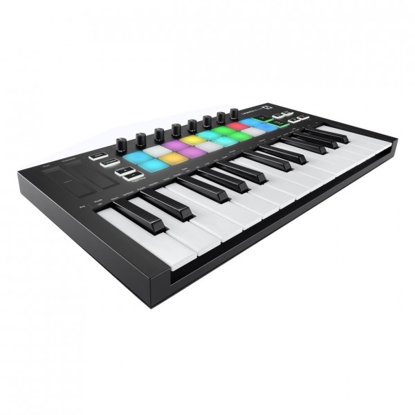 LaunchKey Mini MKIII MIDI Keyboard Controller - Angled