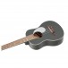 Ortega Gaucho Series Tenor Ukulele, Platinum Grey Flat