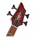 Chicago Select Bass Guitar by Gear4music, Reverse Red Burst