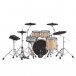 Roland VAD-706 V-Drums Acoustic Design Drum Kit, Gloss Natural - Rear