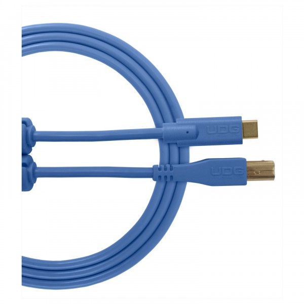 UDG Cable USB 2.0 (Type C-B) Straight 1.5M Blue