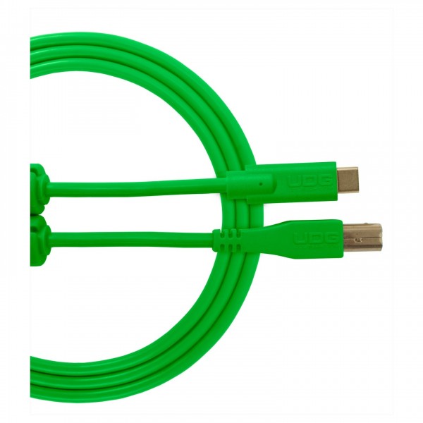 UDG Cable USB 2.0 (Type C-B) Straight 1.5M Green