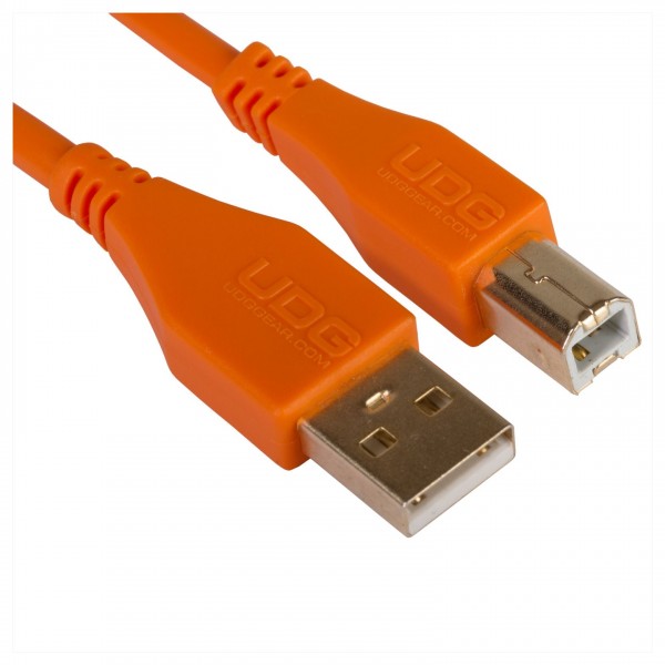 UDG Cable USB 2.0 (A-B) Straight 2M Orange 2