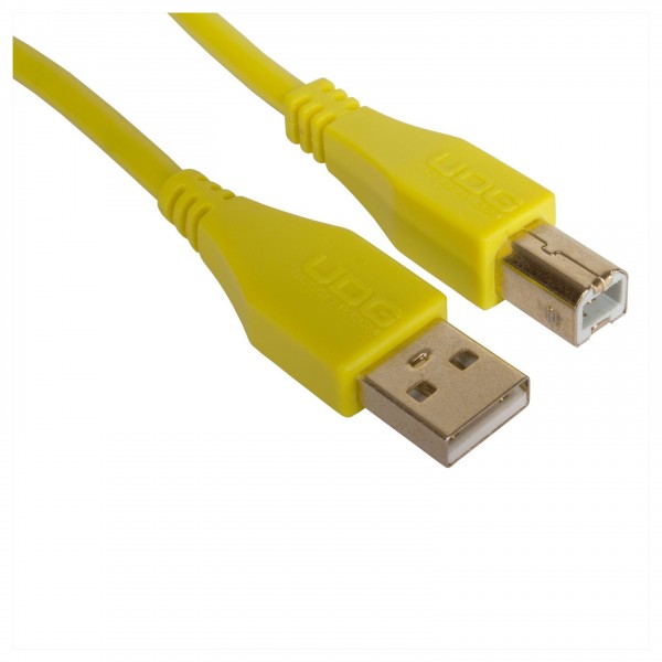 UDG Cable USB 2.0 (A-B) Straight 2M Yellow