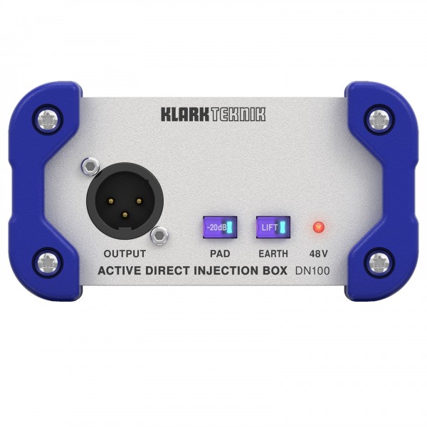 Klark Teknik DN100 V2 Active DI Box- Rear