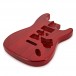 Electric Guitar Body, Transparent Red