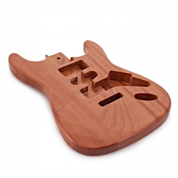 Electric Guitar Body, Natural Mahogany