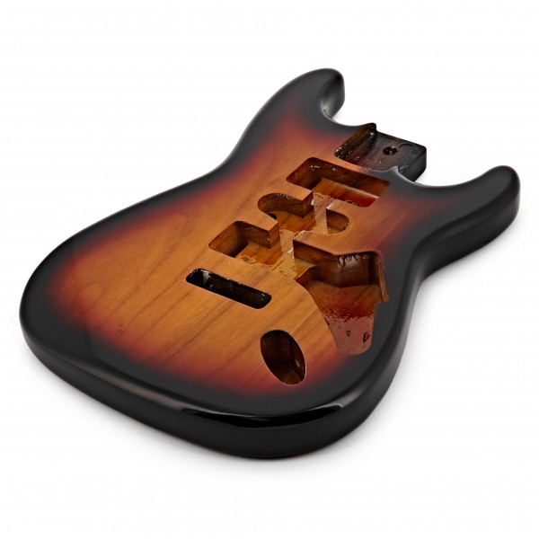 Duo-Cutaway Electric Guitar Body, Vintage Sunburst