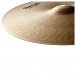 Zildjian K 16'' Medium Thin Dark Crash Cymbal Angle