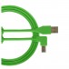 Kábel UDG USB 2.0 (AB) lomený 1M zelený