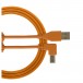 Kábel UDG USB 2.0 (AB) uhlový 1M Orange