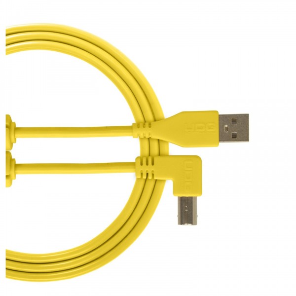 UDG Cable USB 2.0 (A-B) Angled 1M Yellow - Main