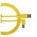 UDG Kabel USB 2.0 (A-B) kątowy 3M Yellow