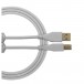 Kábel UDG USB 2.0 (AB) priamy 1M biely