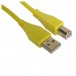 UDG USB Cable Straight, Yellow - Connector
