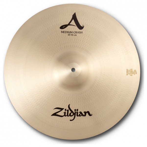 Zildjian A 18'' Medium Crash Cymbal, Traditional Finish