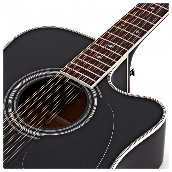 Takamine EF381SC 12 String Electro Acoustic, Black