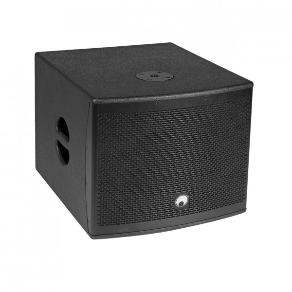Omnitronic Molly-12A Active 12" subwoofer with DSP and Bluetooth - Front Angled Right