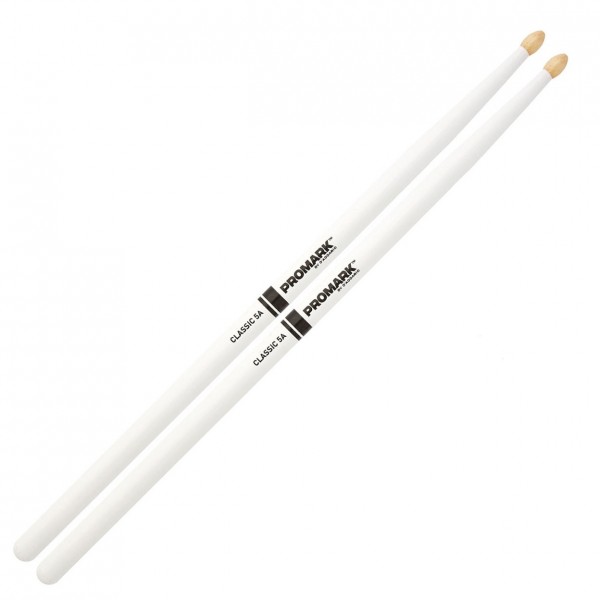 Promark Hickory 5A Forward Balance Drumsticks, White