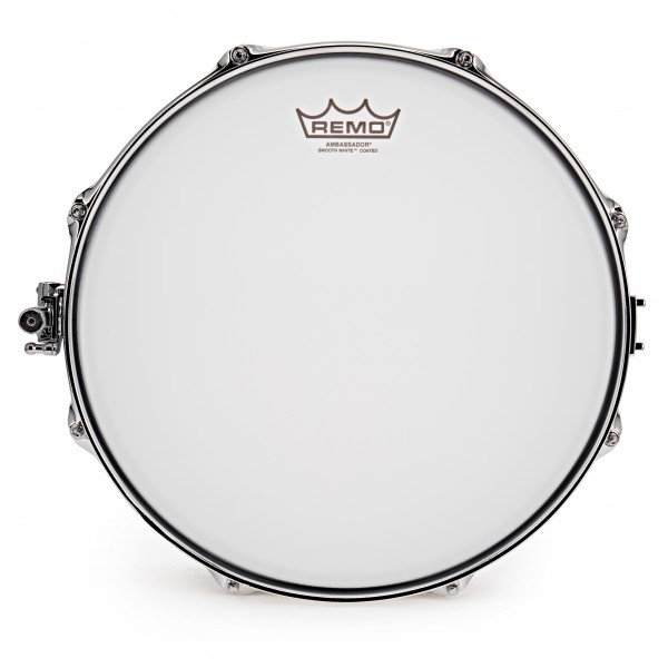 パラガス！ Pearl 13'' x 3'' Steel Piccolo Snare Drum, Black at Gear4music