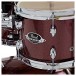 Pearl Export 20'' Fusion Drum Kit w/Stool and Sticks, Cherry Glitter
