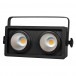 Eurolite 2 x100W COB LED Audience Blinder - Front Angled Left