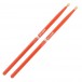 Promark Hickory 5B Forward Balance Drumsticks, Orange